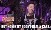 I Dont Really Care Prom Queen GIF by Dead Meat James