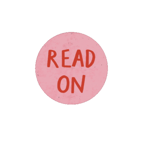 Pink Read Sticker by ODS