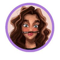 ellasketch illustration portrait digital illustration esd Sticker