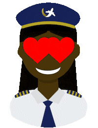 Love It Pilot Sticker by GlobalTrainingAviation