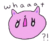 pink what Sticker by cait robinson