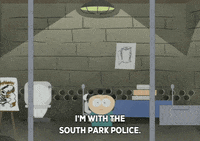 bed jail GIF by South Park 