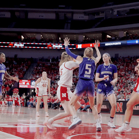 Womens Basketball GIF by Huskers