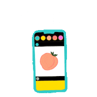 Georgia Peach Post Sticker by Creative Courage