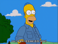 homer simpson anxiety GIF
