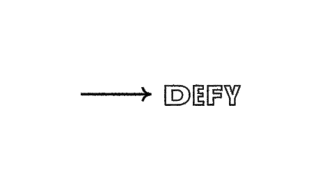 2One5 Defy Sticker by [ 2 one 5 ] Creative