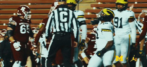 Go Blue Michigan Football GIF by Michigan Athletics