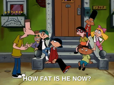 hey arnold nicksplat GIF
