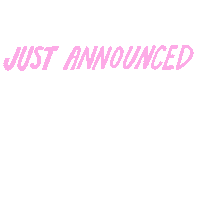 Just Announced Sticker by AEG Presents