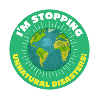 Climate Change Earth Sticker by INTO ACTION