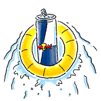 Water Swimming Sticker by Red Bull