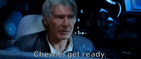episode 7 chewie get ready GIF by Star Wars