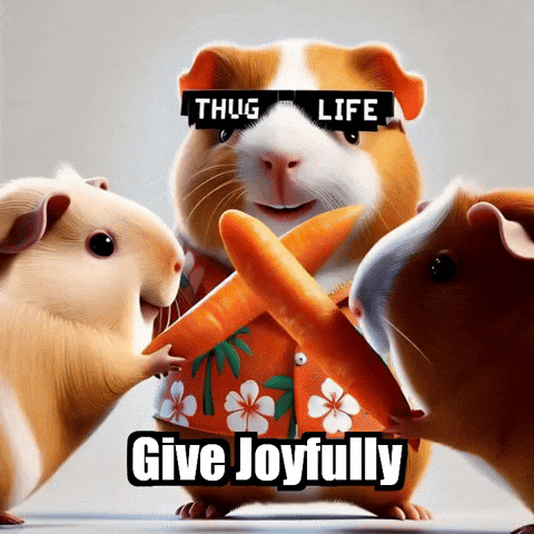 Joy Giving GIF by Guinea Gambino