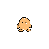 IamPota adorable vegan character friend Sticker