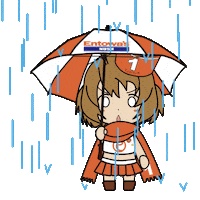 Heavy Rain Racing Sticker by Entowa's