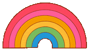Rainbow Love Sticker by Toby Triumph