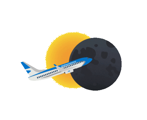 Sun Flying Sticker by Aerolíneas Argentinas