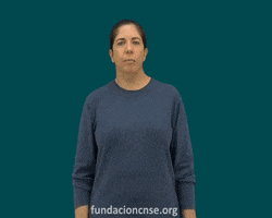 FCNSE mujer dilse lse lengua de signos GIF