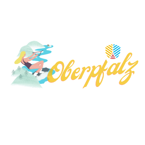 oberpfalz_de summer summertime sommer wakeboard Sticker
