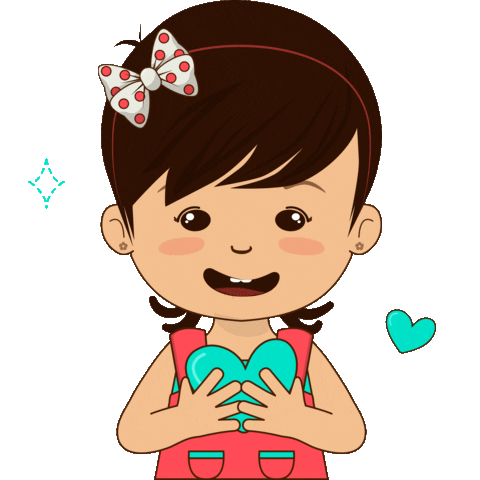 luurzagaste giphyupload happy cute girl Sticker