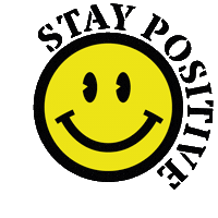 Theater Stay Positive Sticker