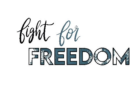 artventureboutique giphyupload freedom end it fight for freedom Sticker