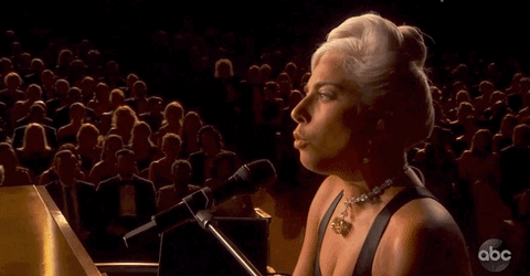 lady gaga oscars 2019 GIF by The Academy Awards