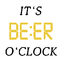 Beer Drinking Sticker by KASPAR SCHULZ