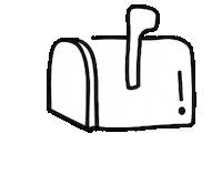 News Mail Sticker by Design B&B