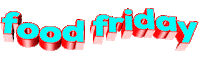 Its Friday Food Sticker by AnimatedText