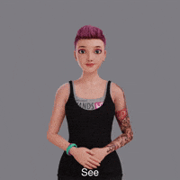Avatar See GIF by Sign Time - SiMAX