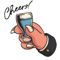 Cheers Dragon Sticker by GENERALYONGYONG