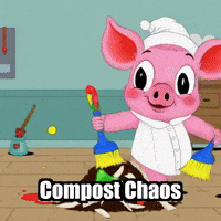 Trending Topics Composting GIF by The Pigasso