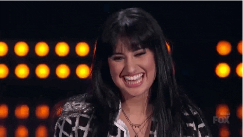 jena irene laughing GIF by American Idol