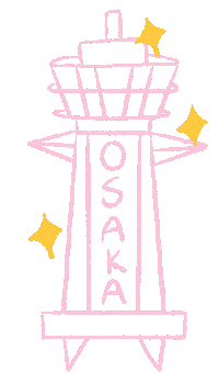 Osaka 大阪 Sticker