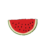 Watermelon Anguria Sticker by Libertà Creativa Dominga Tammone