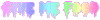 hungry rainbow Sticker