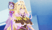 Magical Girl Nod GIF