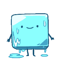 Cubemelt hello hi emote melt Sticker