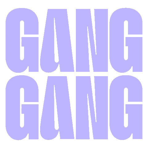 GangGangUK love heart logo team Sticker