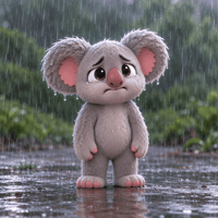 Sad Rain GIF by Barely Bearz