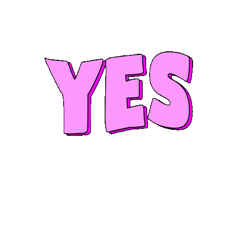 Si Yes Sticker