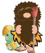 Dinosaur Gnome Sticker