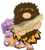 Dinosaur Gnome Sticker