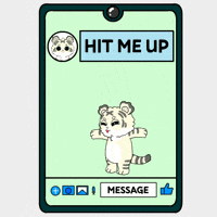 Tiger Text Me Back GIF by Ordinary Frends