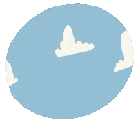 babylemonslice blue pretty sky cloud Sticker