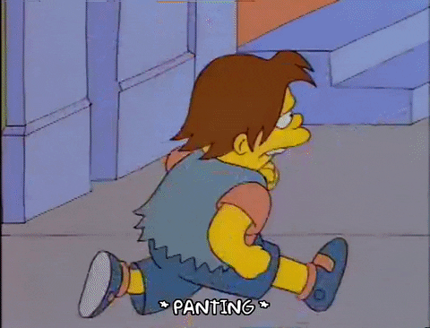 season 7 running GIF