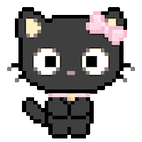 Black Cat Sticker