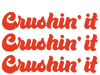 HawleyCrescent crush crushing crushing it crushingit Sticker