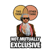 Coexist Same Time Sticker